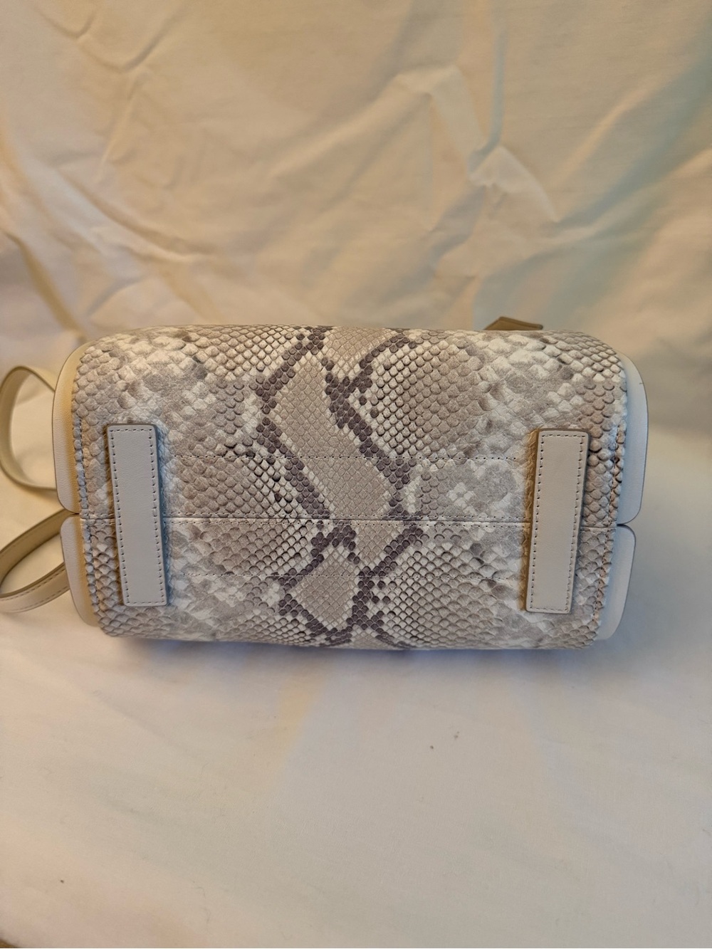 Kate Spade Cream Snake-Embossed Knott Crossbody Purse - Picture 4 of 10